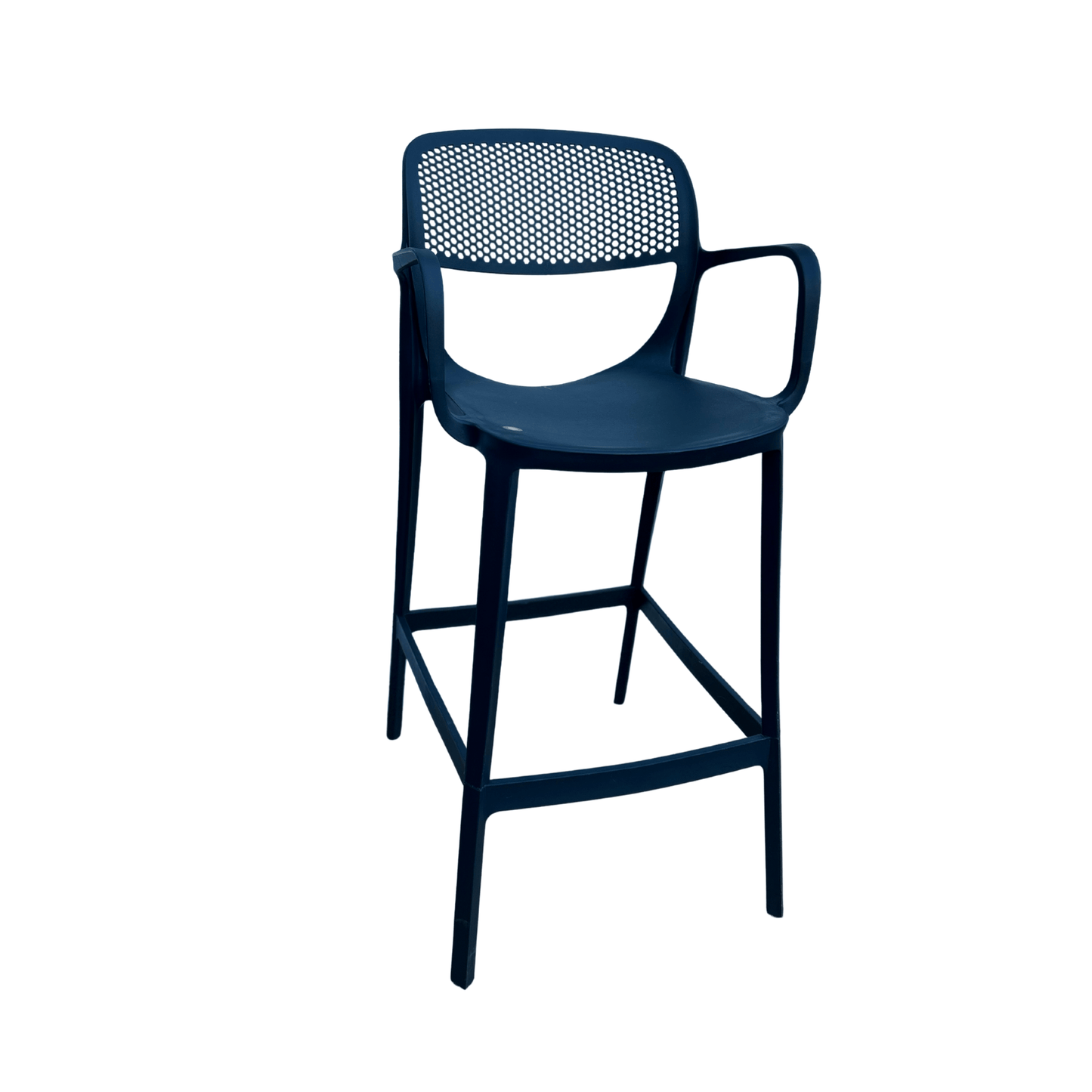 Barbie Bar-Height Chair Model C – Sleek & Durable Indoor/Outdoor Bar Stool for Kitchen, Patio, or Balcony
