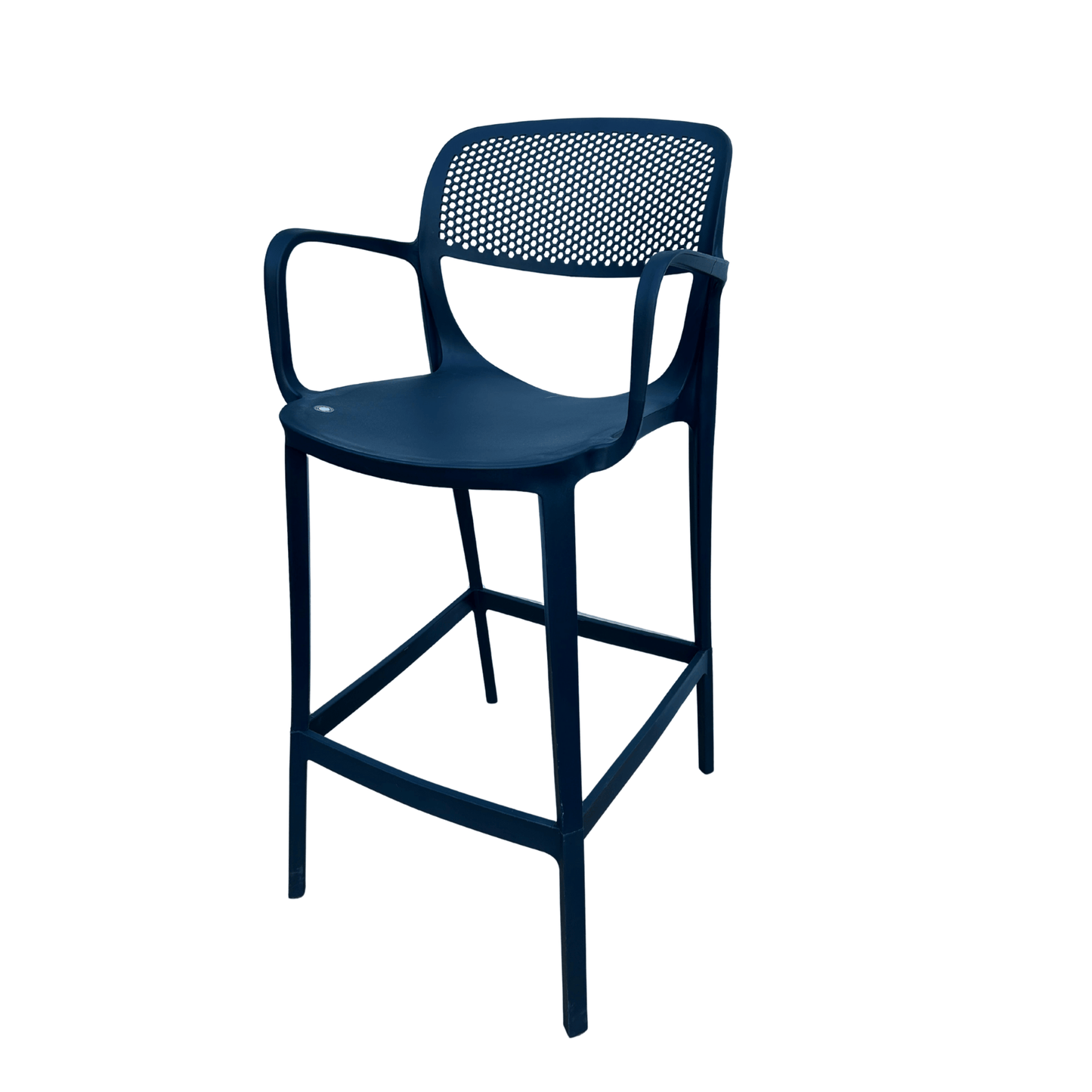 Barbie Bar-Height Chair Model C – Sleek & Durable Indoor/Outdoor Bar Stool for Kitchen, Patio, or Balcony