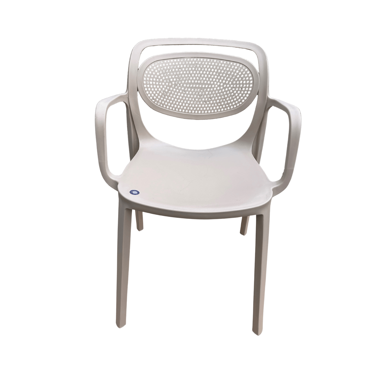 Barbie Armchair Model A - Light Grey – Indoor & Outdoor Accent Chair for Home, Patio, or Garden