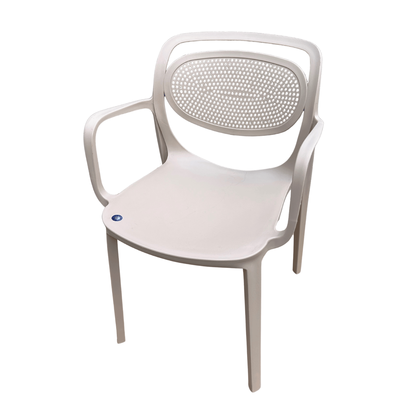 Barbie Armchair Model A - Light Grey – Indoor & Outdoor Accent Chair for Home, Patio, or Garden