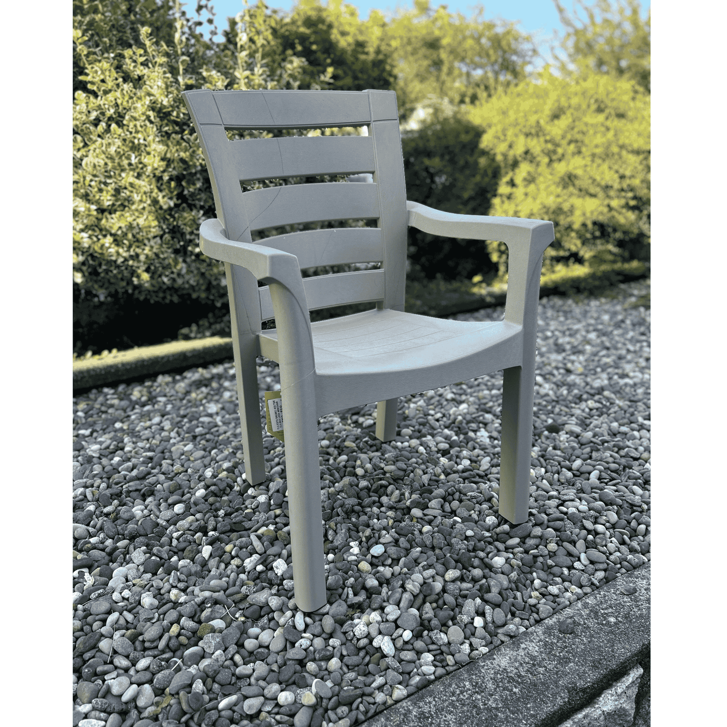 Ela Armchair Model C – Box-Leg Style Outdoor Chair | Comfortable, Reliable & Solid Build