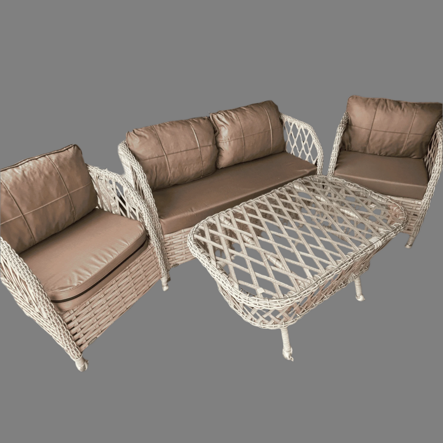 Marbella Patio Set – Elegant Patio Seating with Water-Resistant Fabric | High-Quality, Stylish Design