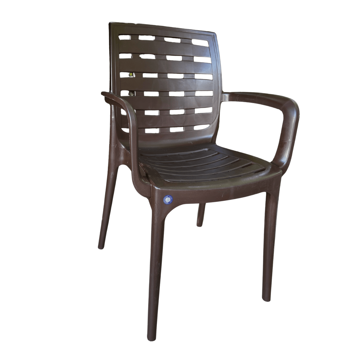 Maya Armchair Model C – Elegant Dark Brown Chair | Stackable, Indoor & Outdoor Use