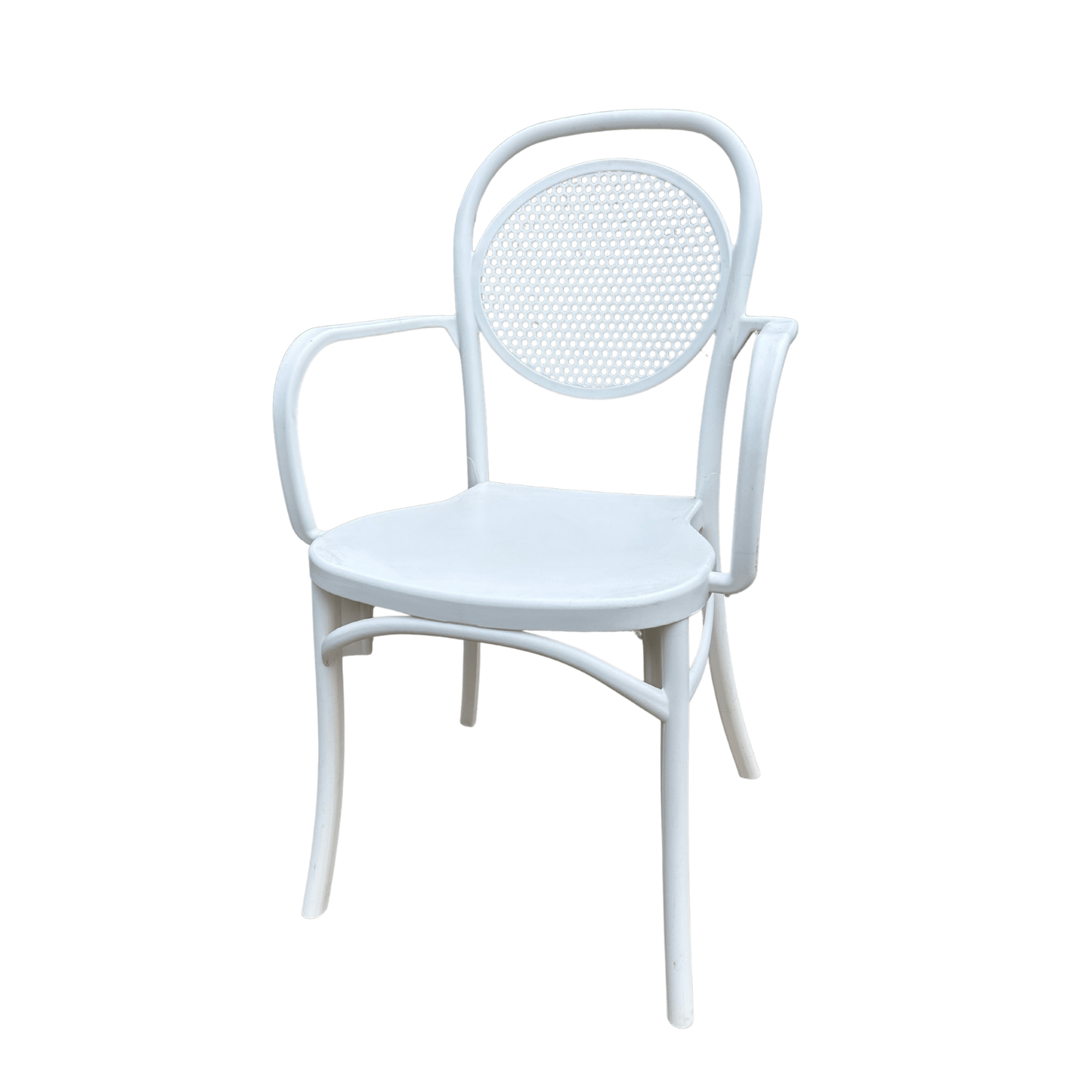 Viktor Armchair – Model 7 | Elegant & Versatile Chair for Indoor/Outdoor Use - White