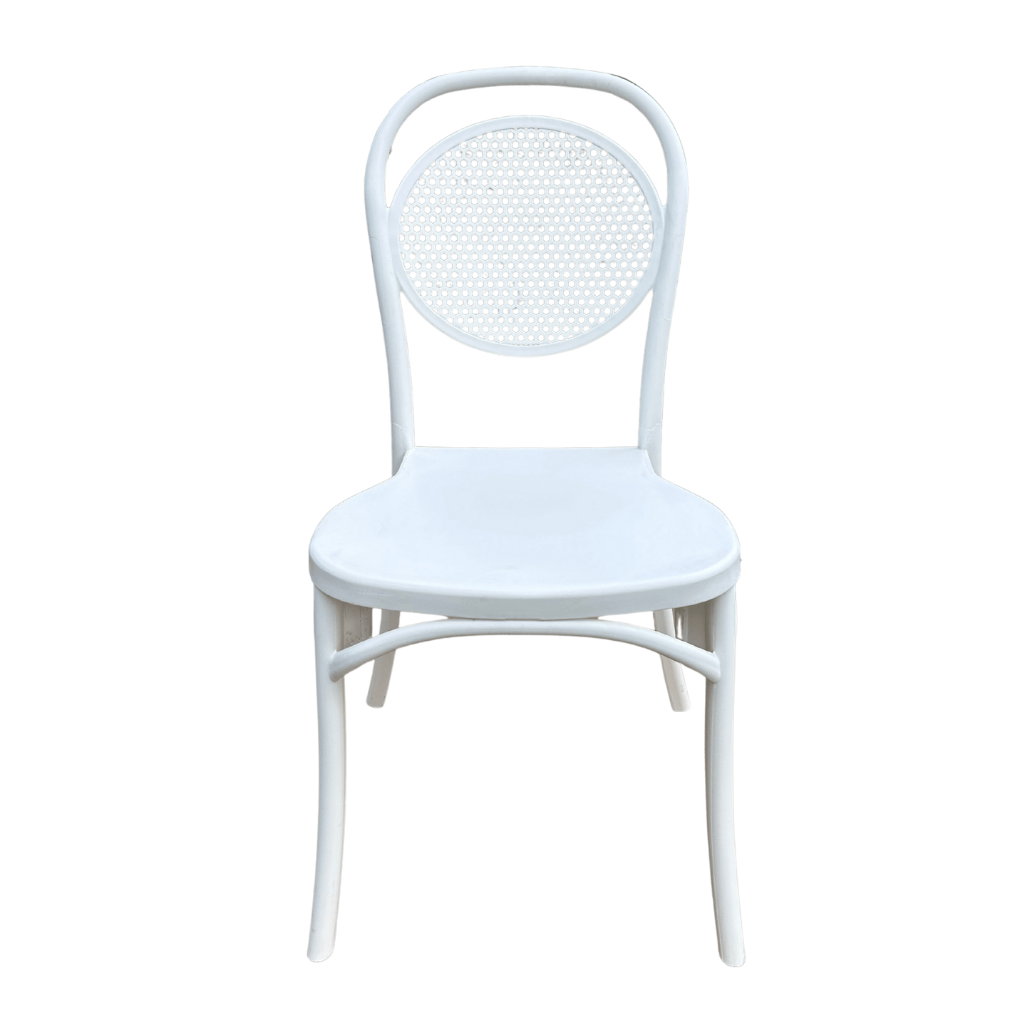 Viktor Chair – Model 6 - White | Minimalist Chair for Indoor/Outdoor Use | Great for Kitchen, Dining room and Terrace