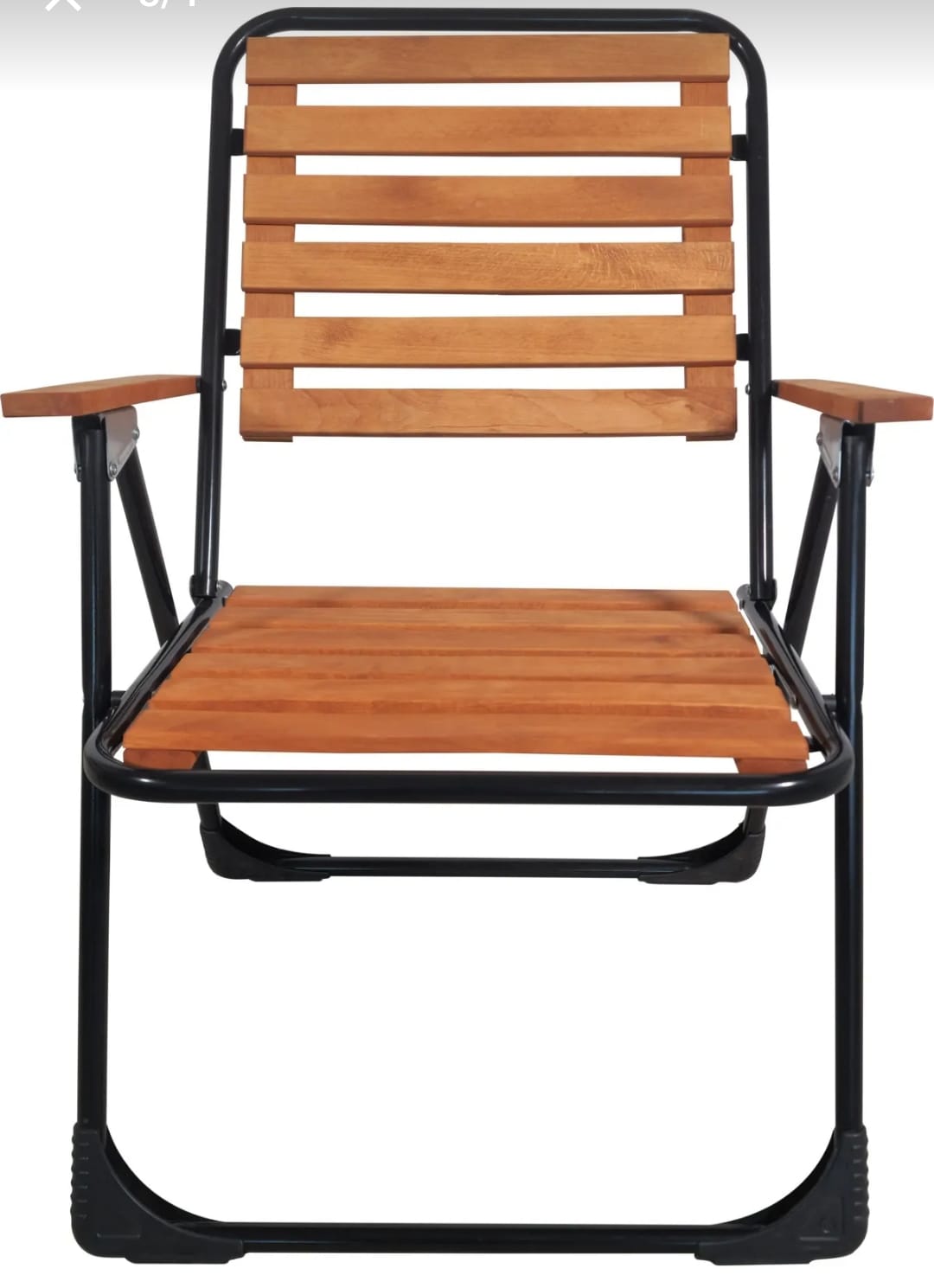 Bistro Picnic Set - Wood with Metal Frame - Foldable