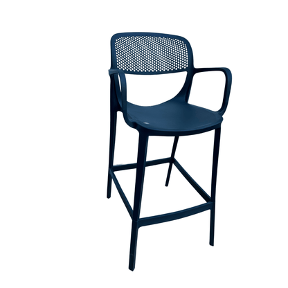 Barbie Bar-Height Chair Model C – Sleek & Durable Indoor/Outdoor Bar Stool for Kitchen, Patio, or Balcony