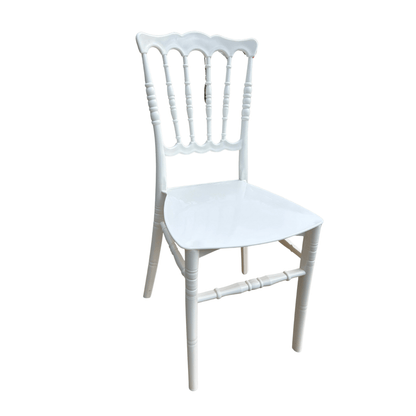 Karmen Chair – Model 2 – Classic White Resin Chair for Home, Restaurant & Event Use