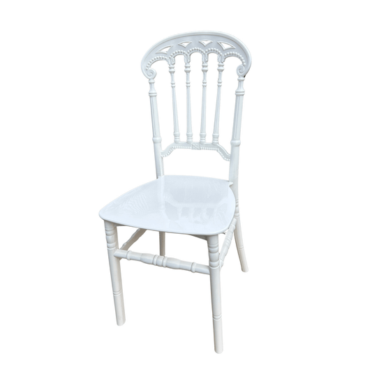 Karmen Chair Model 8 – White Classic Aristocrat Style | Strong & Durable Seating
