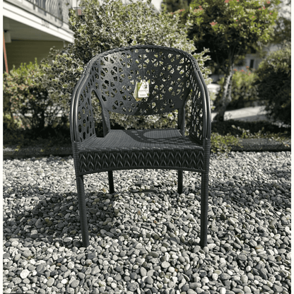 Lotus ECO Armchair – Elegant Recycled Plastic Design | Stackable, Indoor & Outdoor Friendly