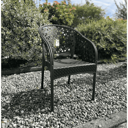 Lotus ECO Armchair – Elegant Recycled Plastic Design | Stackable, Indoor & Outdoor Friendly