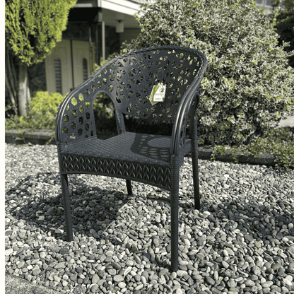 Lotus ECO Armchair – Elegant Recycled Plastic Design | Stackable, Indoor & Outdoor Friendly