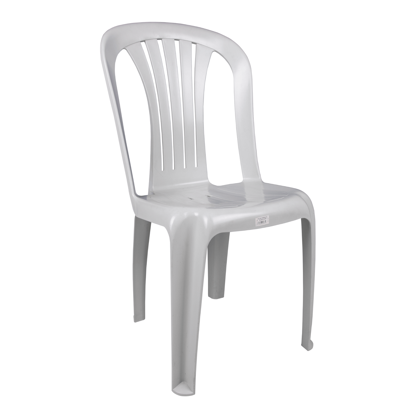 Selen ECO Chair – Silver Recycled Plastic | Lightweight, Reliable & Stackable Outdoor Seating