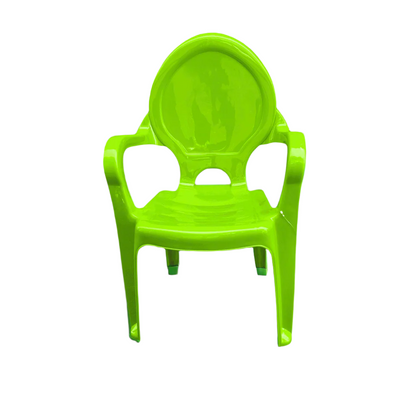 Star Kids Armchair – Yellow & Green, Lightweight, Stackable & Durable | Versatile for Any Use