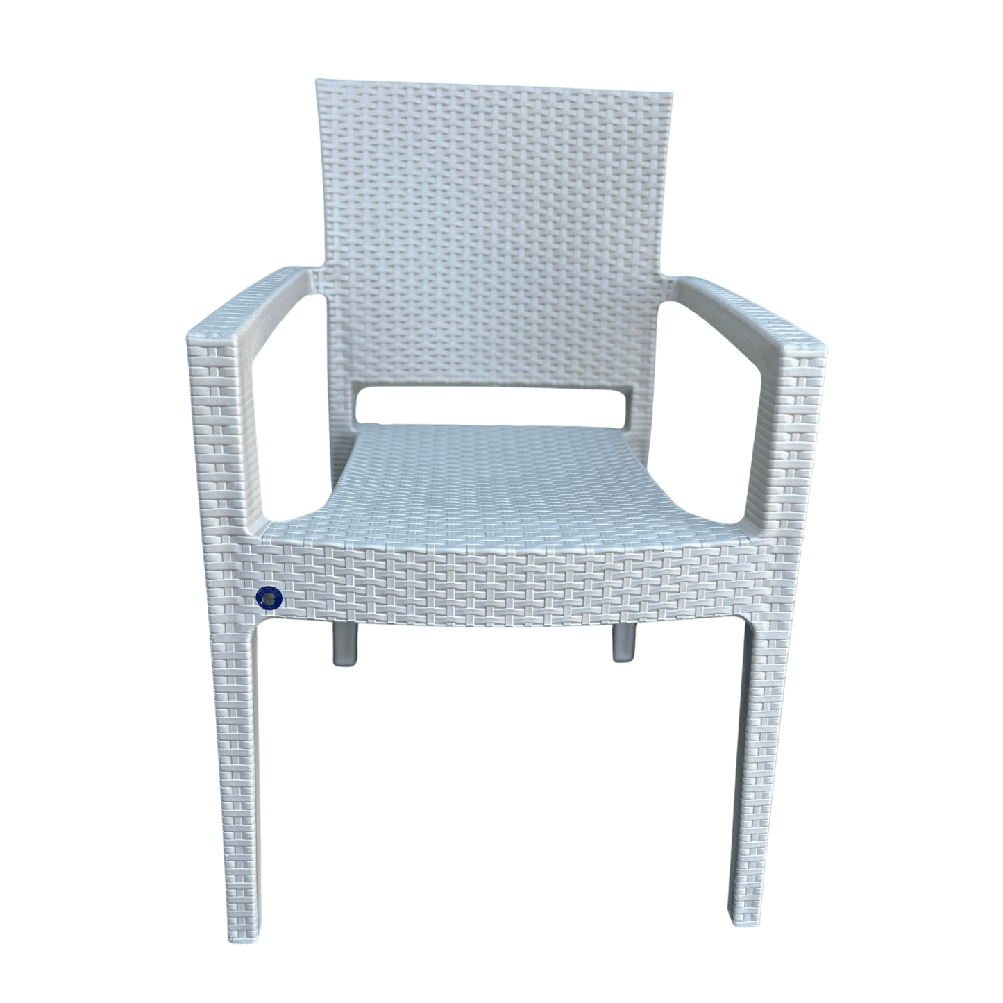 Sturdy Rattan-Style Outdoor / Indoor Armchair for Big & Tall – Weather-Resistant & Comfortable