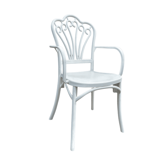 Viktor Armchair – Model 6 - White | Modern Design, Timeless Comfort, Indoor/Outdoor Use