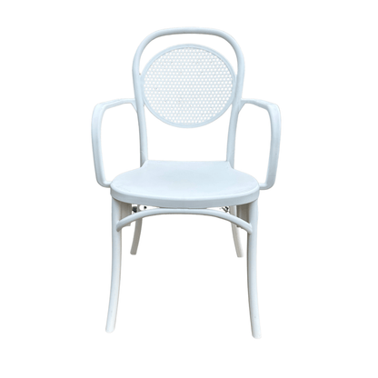 Viktor Armchair – Model 7 | Elegant & Versatile Chair for Indoor/Outdoor Use - White